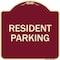 Signmission Parking Resident Parking Heavy-Gauge Aluminum Architectural Sign, 18" x 18", BU-1818-23356 A-DES-BU-1818-23356 - alternate 1